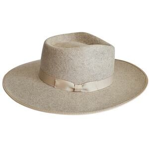 Lack of Color Carlo Speckled Grey Rancher hat (Ivory)